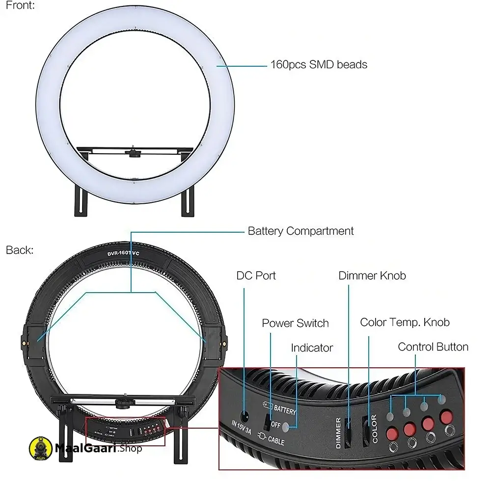 Features Of Ring Light Rl 21 Led Ring Light Led Soft Ring Light 1 1 - Maalgaari.shop