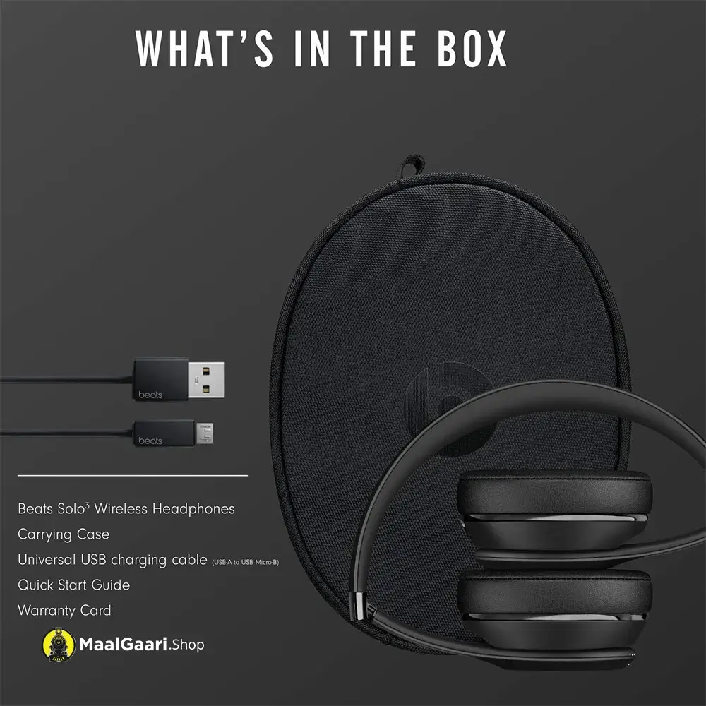 Beats Solo 1 headphones inside box - MaalGaari.Shop