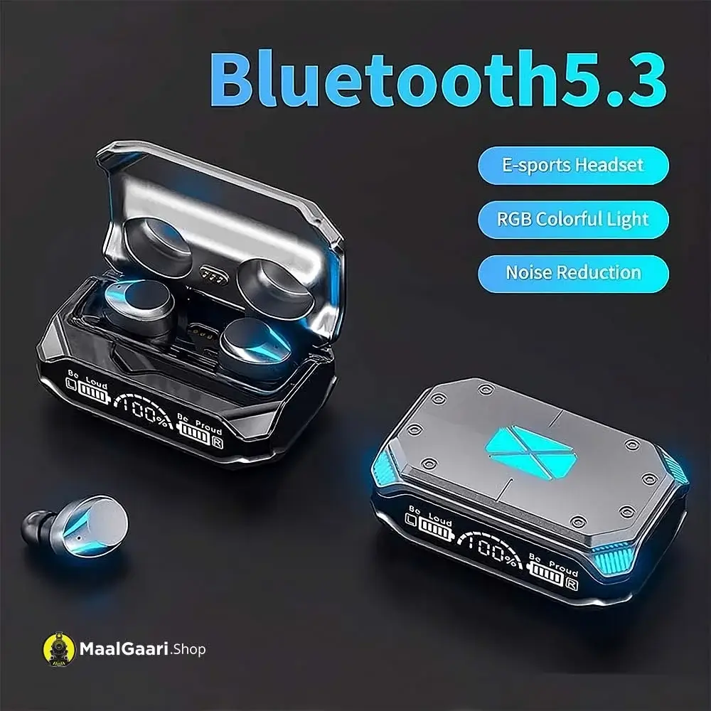 Bluetooth 5.3 Damix M41 True Wireless Earbuds - MaalGaari.Shop