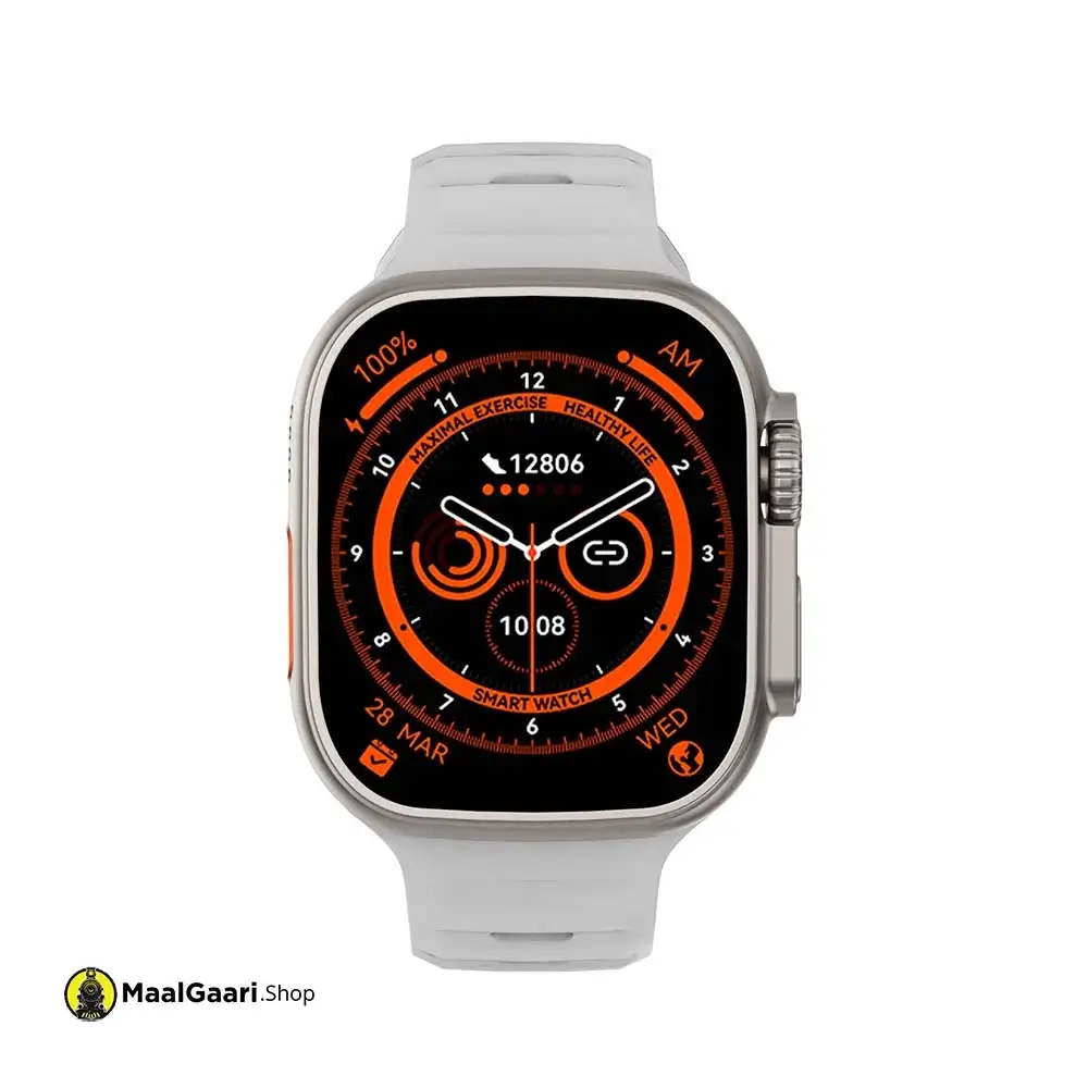 Dt 8 Ultra Smart Watch Silver - Maalgaari.shop