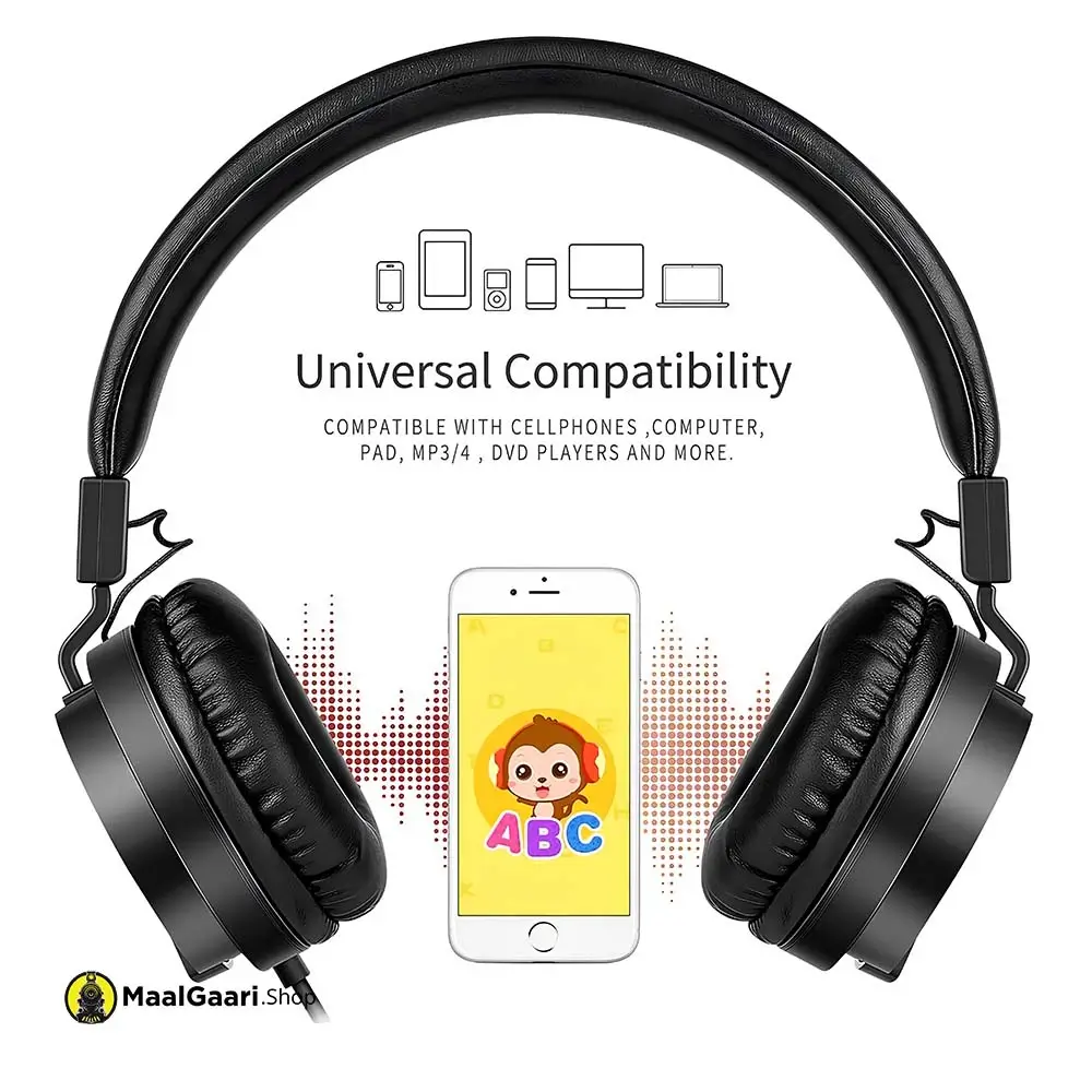 Easily Connected With Any Device Gorsun Gs 778 Mobile Phone Music Headset Wired Headphones - MaalGaari.Shop