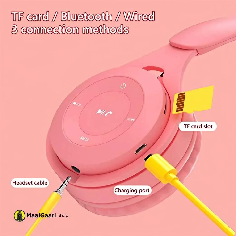 KT 49 Headphones Multiple Connection Choices - MaalGaari.Shop