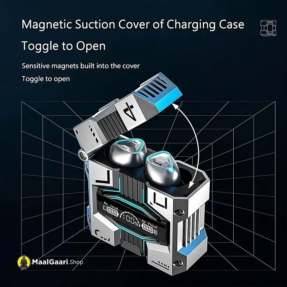 Magnetic Suction Cover Damix M45 True Wireless Earbuds - Maalgaari.shop