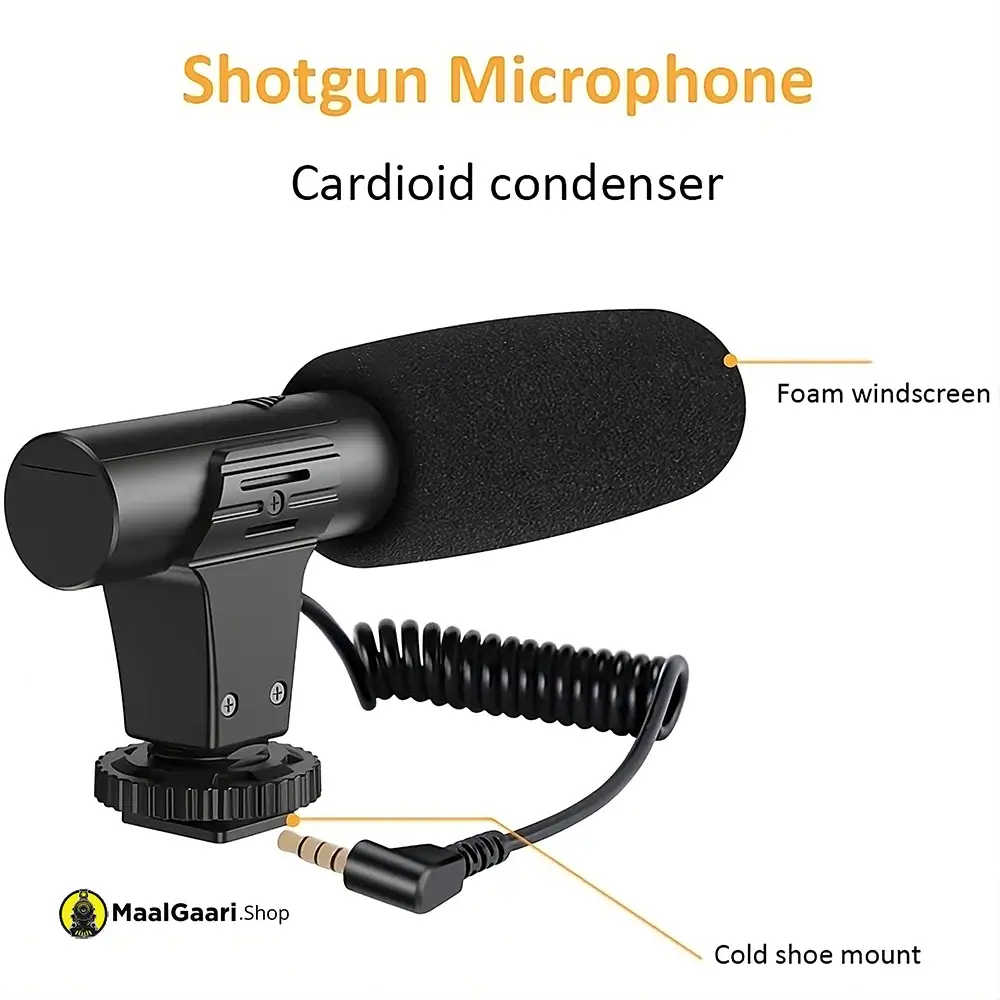 Microphone AY 49 Video Making Vlogging Kit With Microphone - MaalGaari.Shop