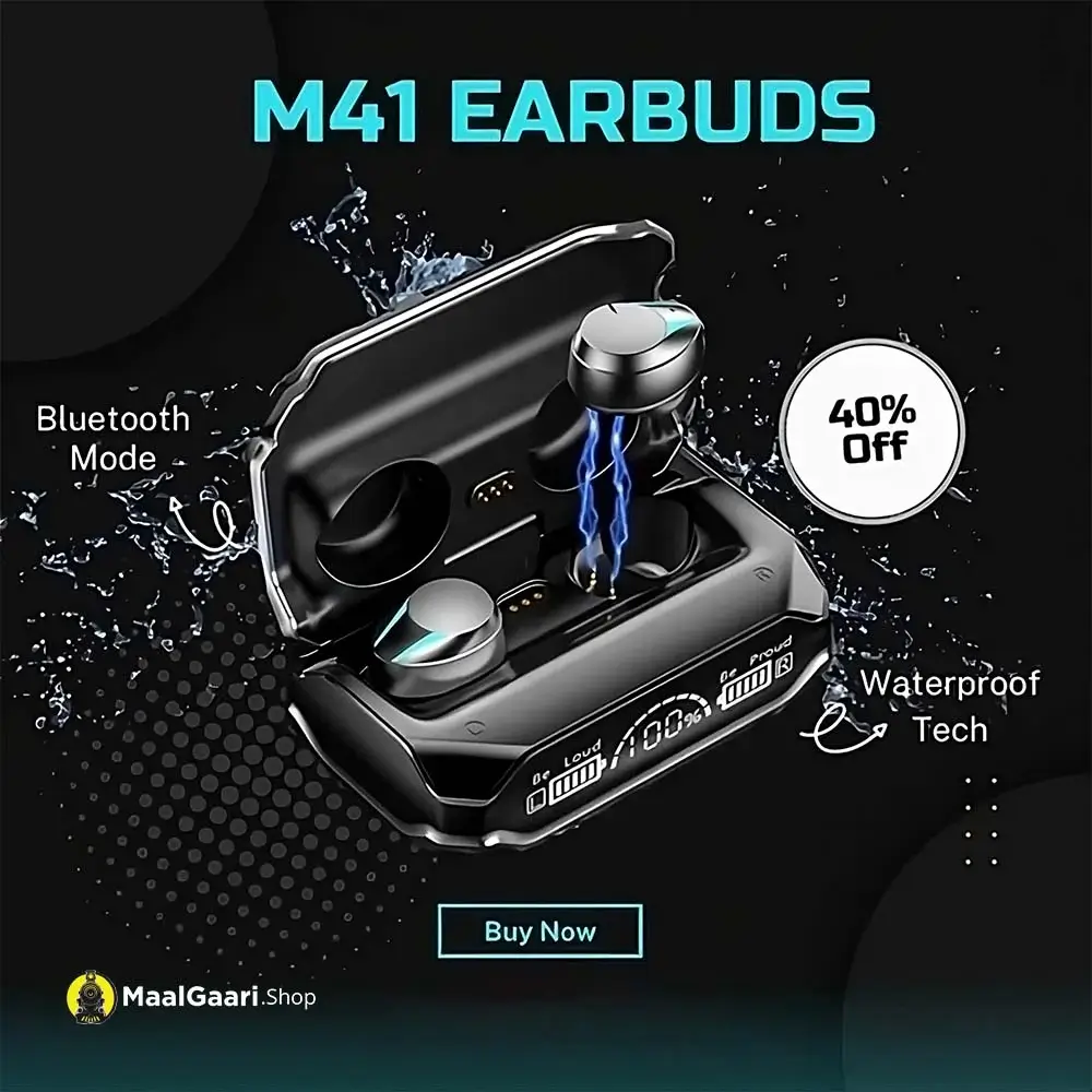 Waterproof Damix M41 True Wireless Earbuds - MaalGaari.Shop