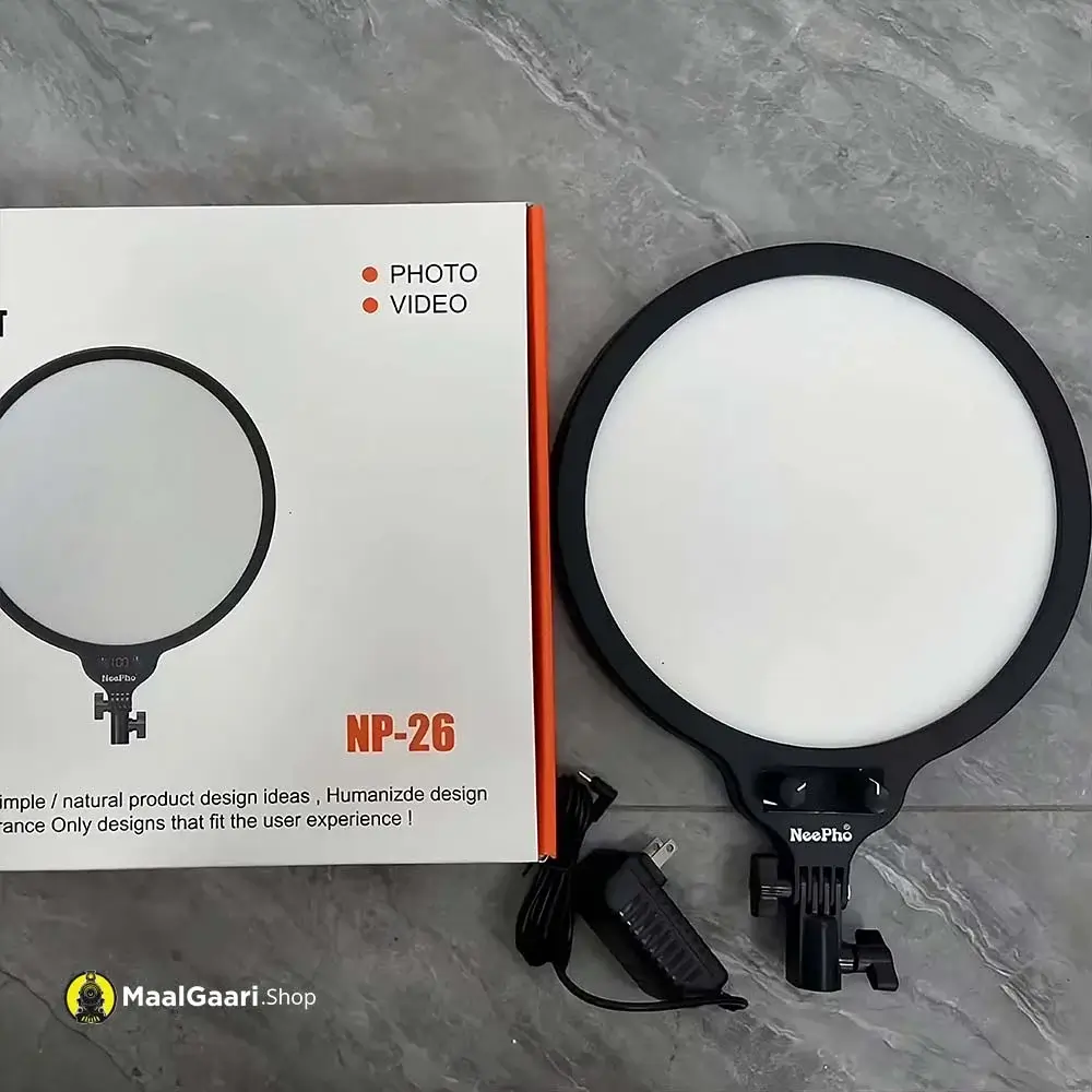 What's Inside Box NP33 LED Ring Light - MaalGaari.Shop