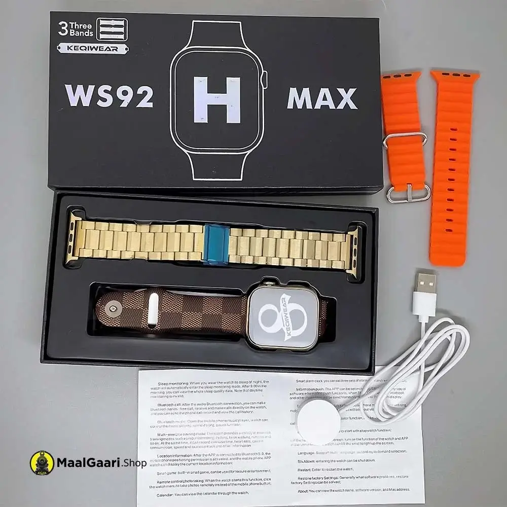 7 Straps With 1 Smart Watch In Box - MaalGaari Shop
