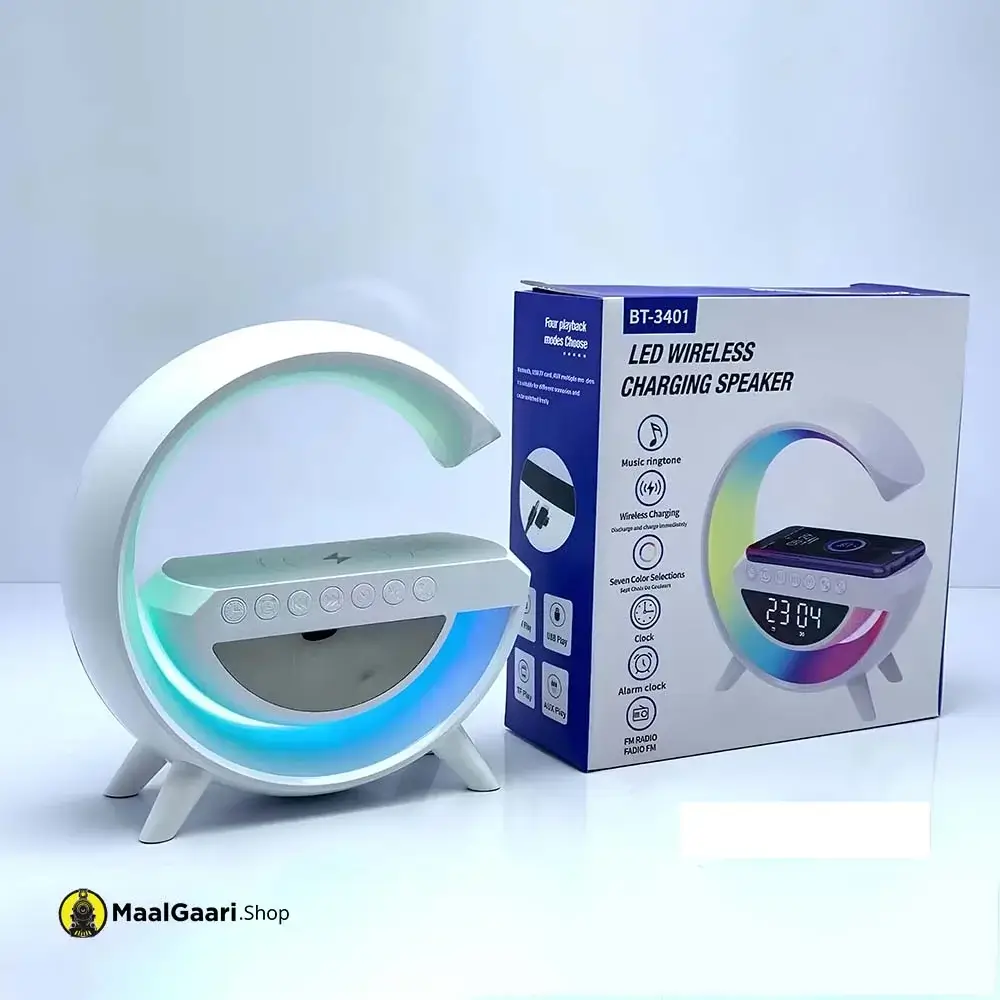 Bluetooth LED Wireless Charging Speaker