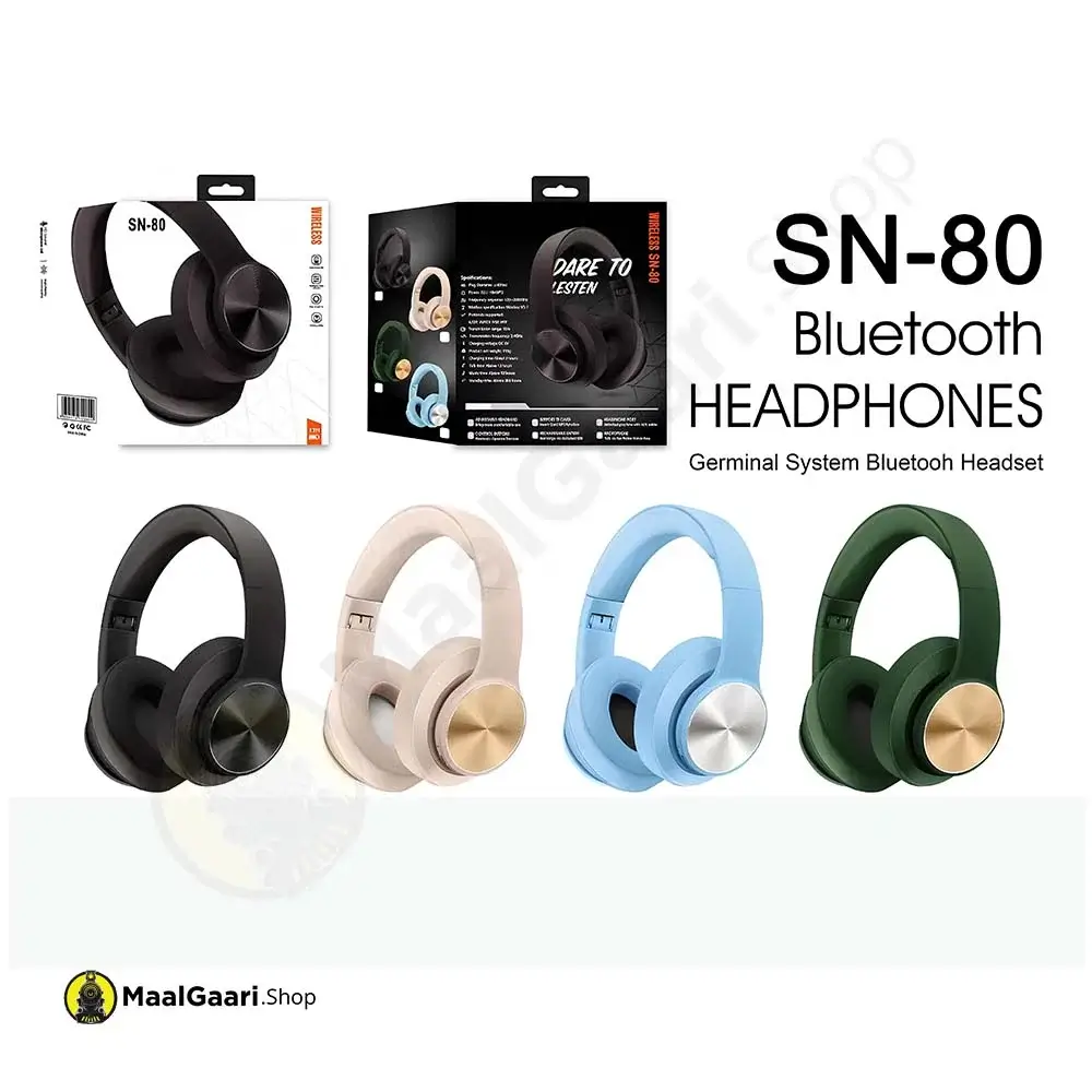 Bluetooth Headphones Sn80 True Wireless Headphones - MaalGaari.Shop