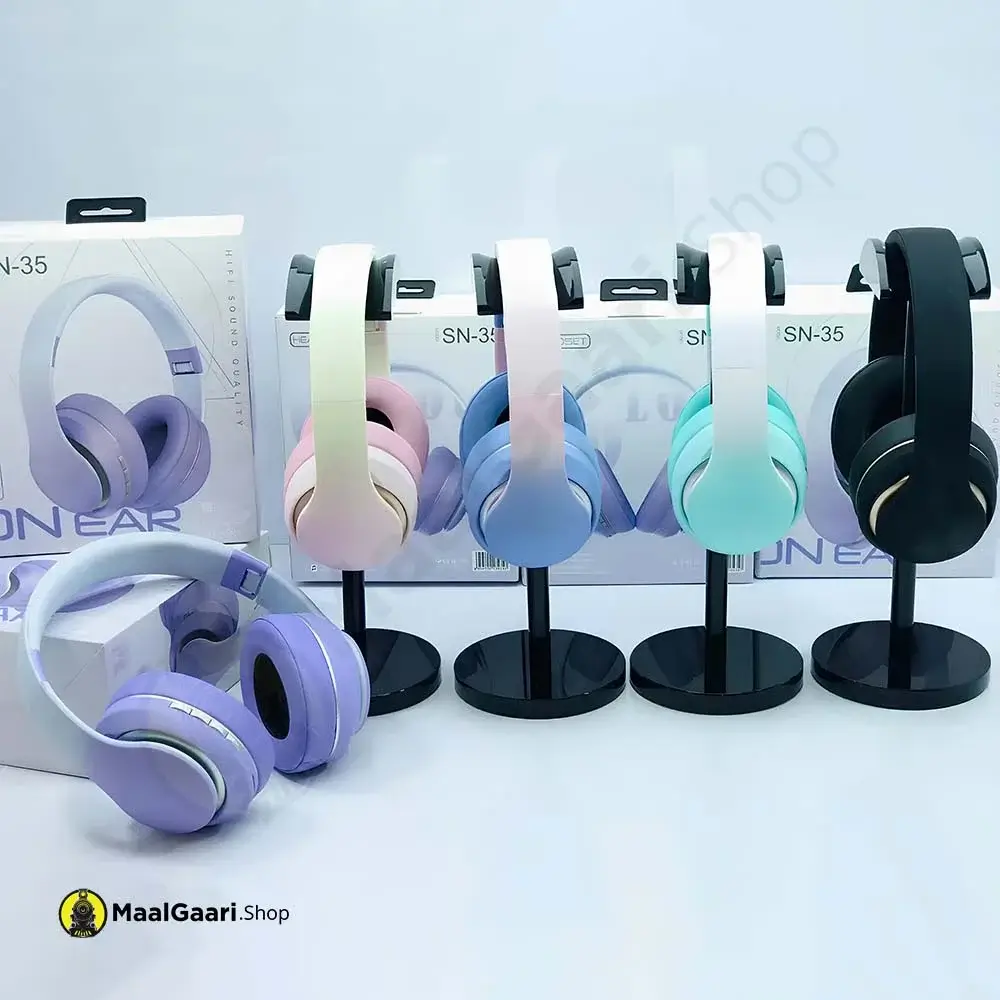 Eye Catching Colors Sn35 Wireless Headphones - MaalGaari.Shop