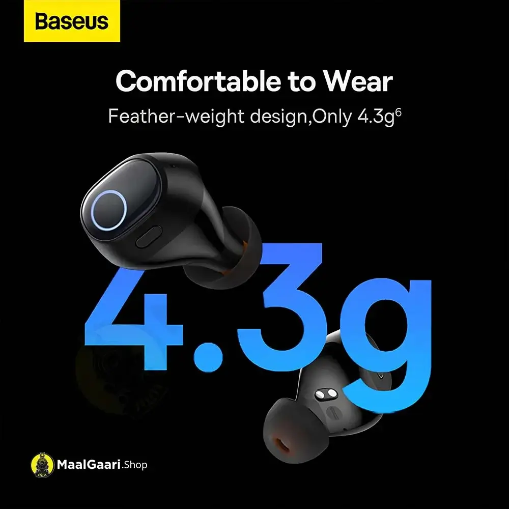 Comfortable Baseus Bowie Wm03 Wireless Earphones - Maalgaari.shop