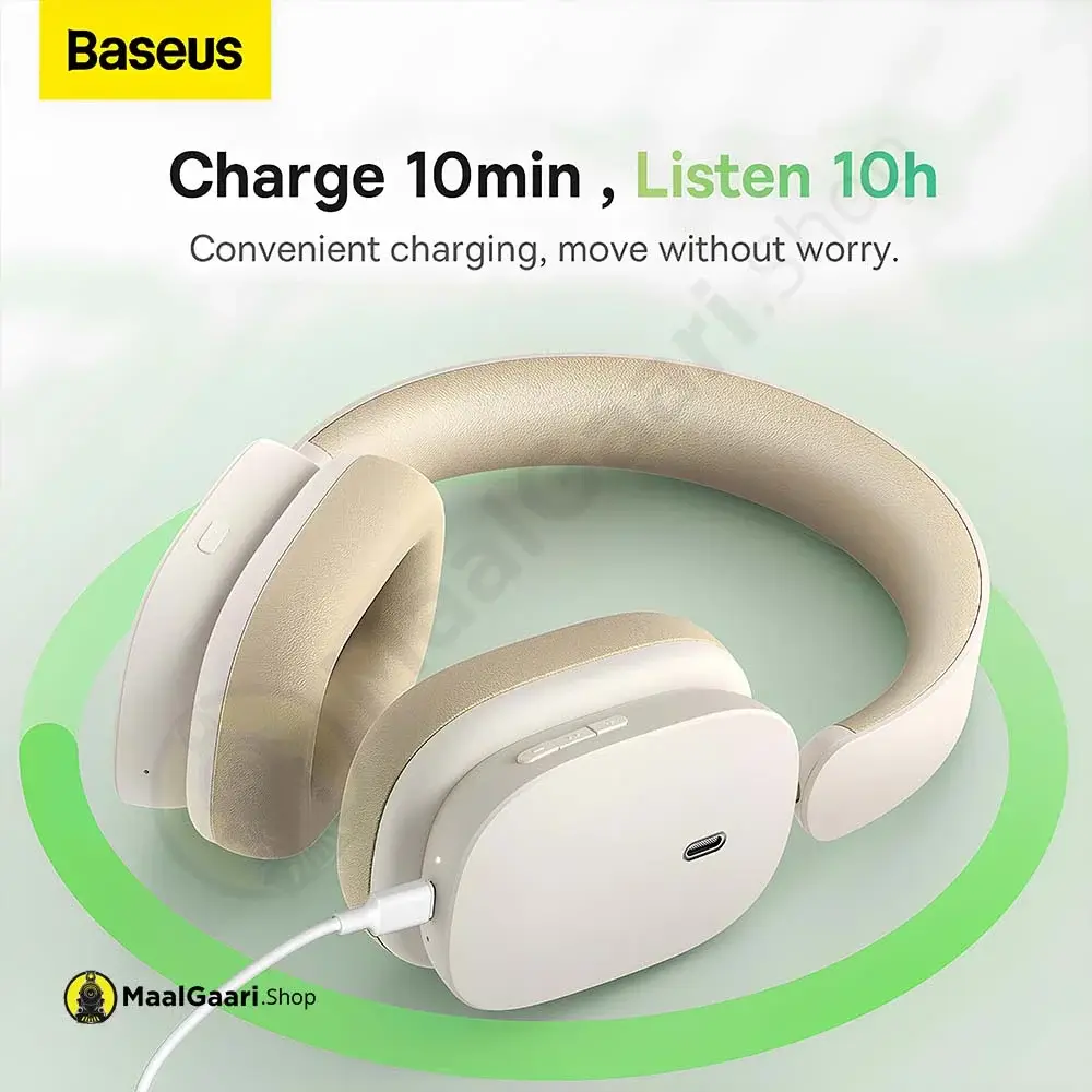 Convenient Charging Baseus Bowie H1i Wireless Headphone - MaalGaari.Shop