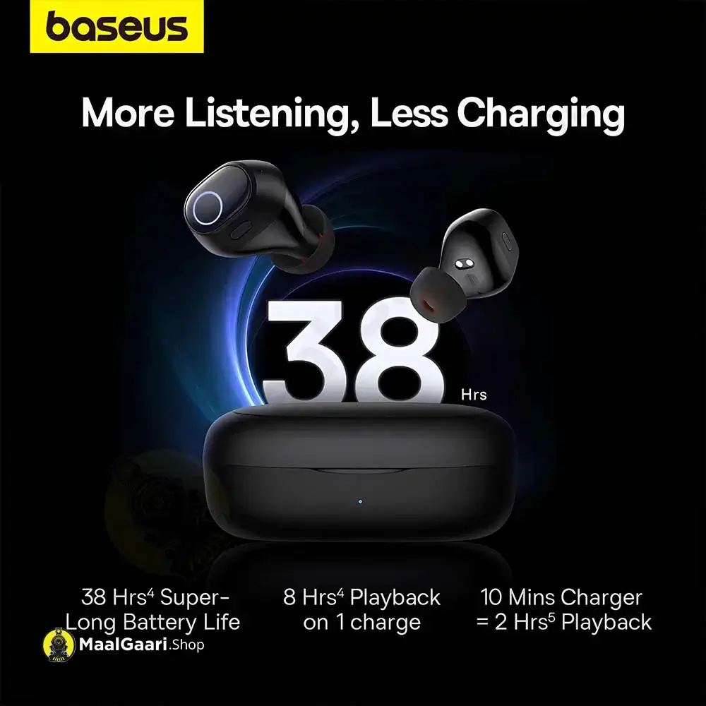 Extended Battery Life Baseus Bowie Wm03 Wireless Earphones - Maalgaari.shop