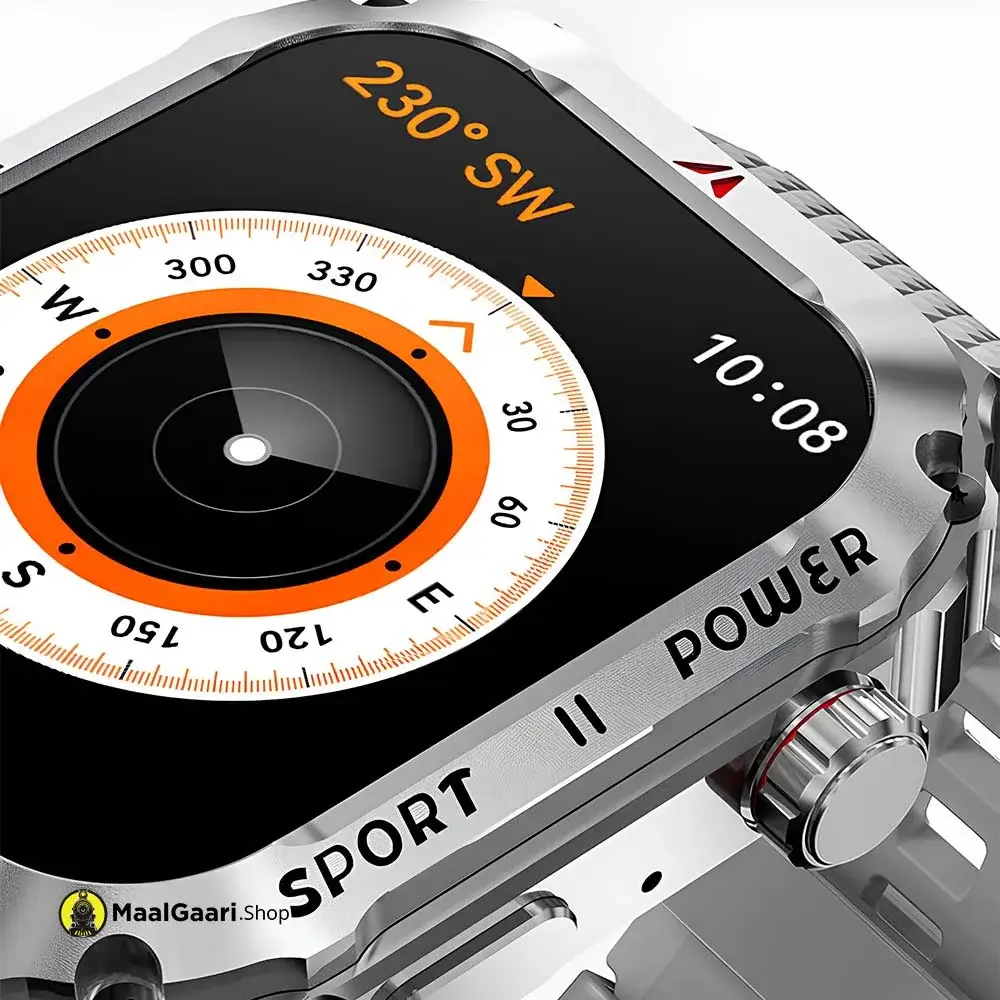 Inbuilt Campass Zordai Od3 Smart Watch, Fitness Tracker, 2.1 Inch Hd Screen, Outdoor Sports Watch Compatible With Android Ios - Maalgaari.shop