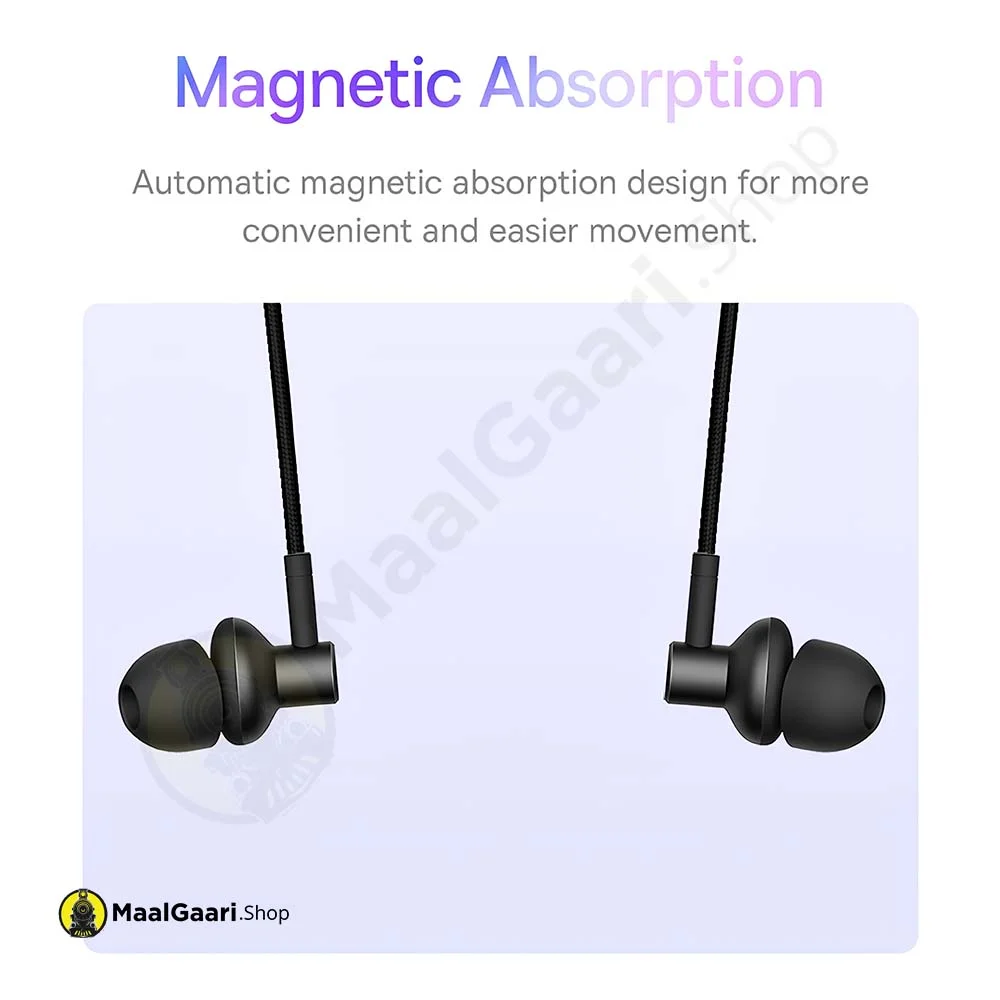Magnetic Absorption Baseus Bowie P1X Neckband Earphones - Maalgaari.shop