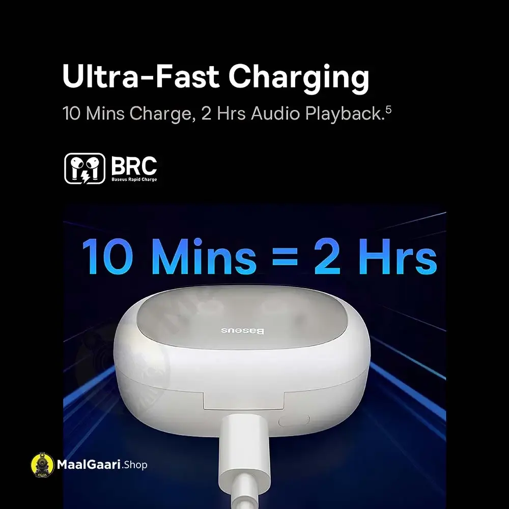 Ultra Fast Charging Baseus Bowie Wm03 Wireless Earphones - Maalgaari.shop