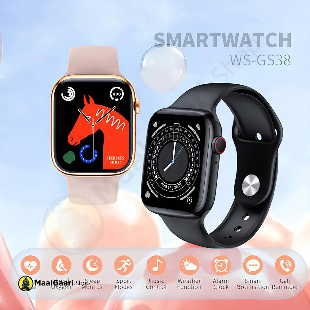 Advance Features Ws Gs38 Smart Watch - MaalGaari.Shop