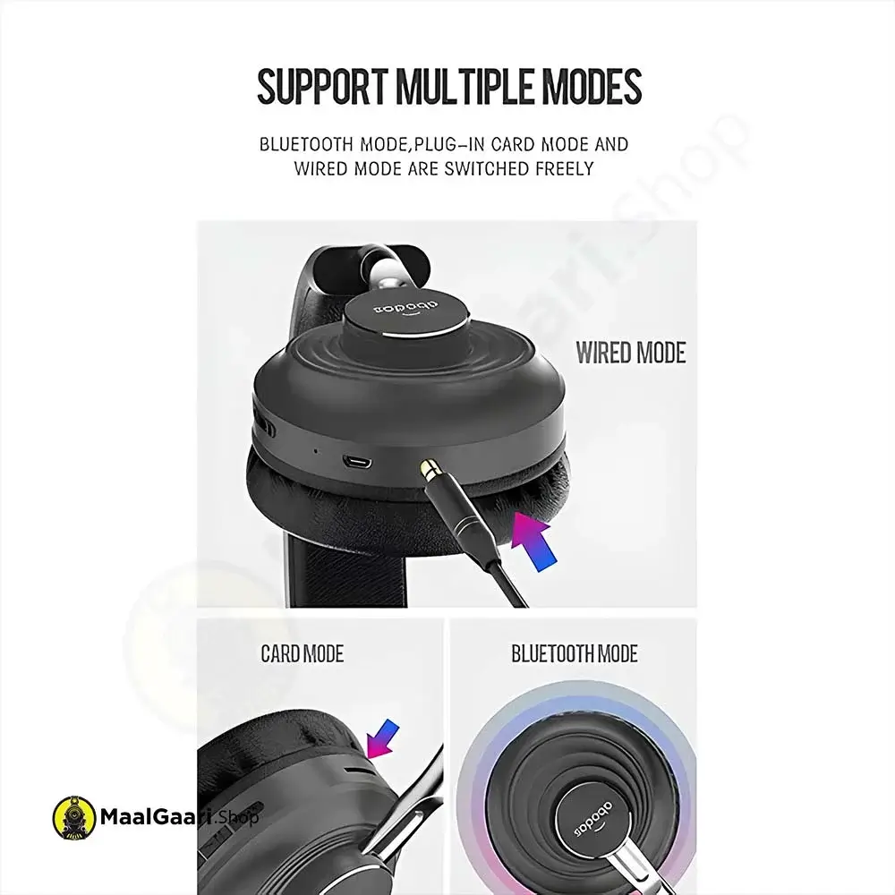 Multiple Supports Mode Abodos As Wh01 Headphone - Maalgaari.shop