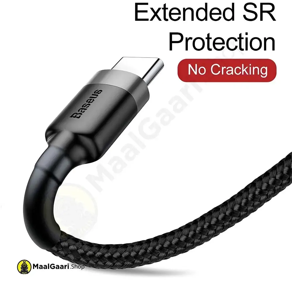 Extended Sr Protection Baseus Cafule Usb To Type C 3A Cable 1 Meter - Maalgaari.shop