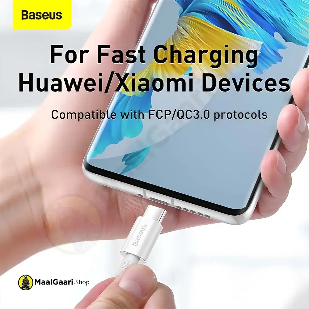 Fast And Reliable Charging Baseus Superior Series Type C To Type C 100w Charging Cable - MaalGaari.Shop