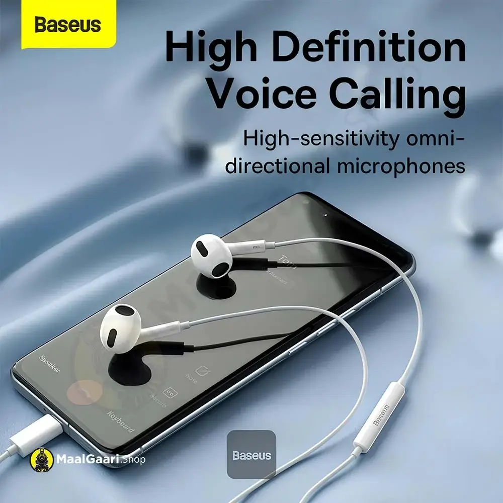 High Definition Voice Calling Baseus Enock C17 Type C In Ear Wired Earphones - Maalgaari.shop