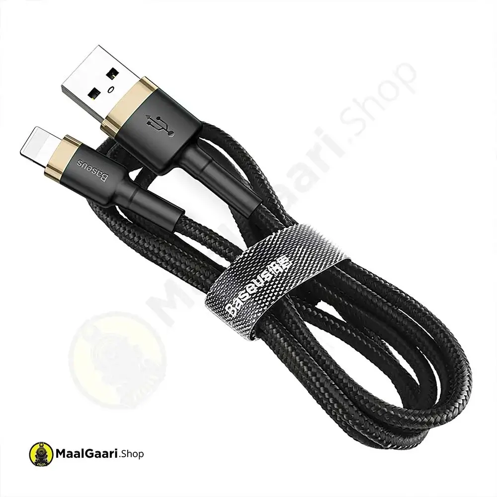 Professional Look Baseus Cafule 1.5a Lightning Cable 2m Gray + Black - MaalGaari.Shop