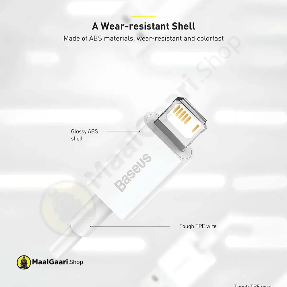 Wear Resistant Shell Baseus Superior Series Fast Charging Data Cable Usb To Ip 2.4A - Maalgaari.shop