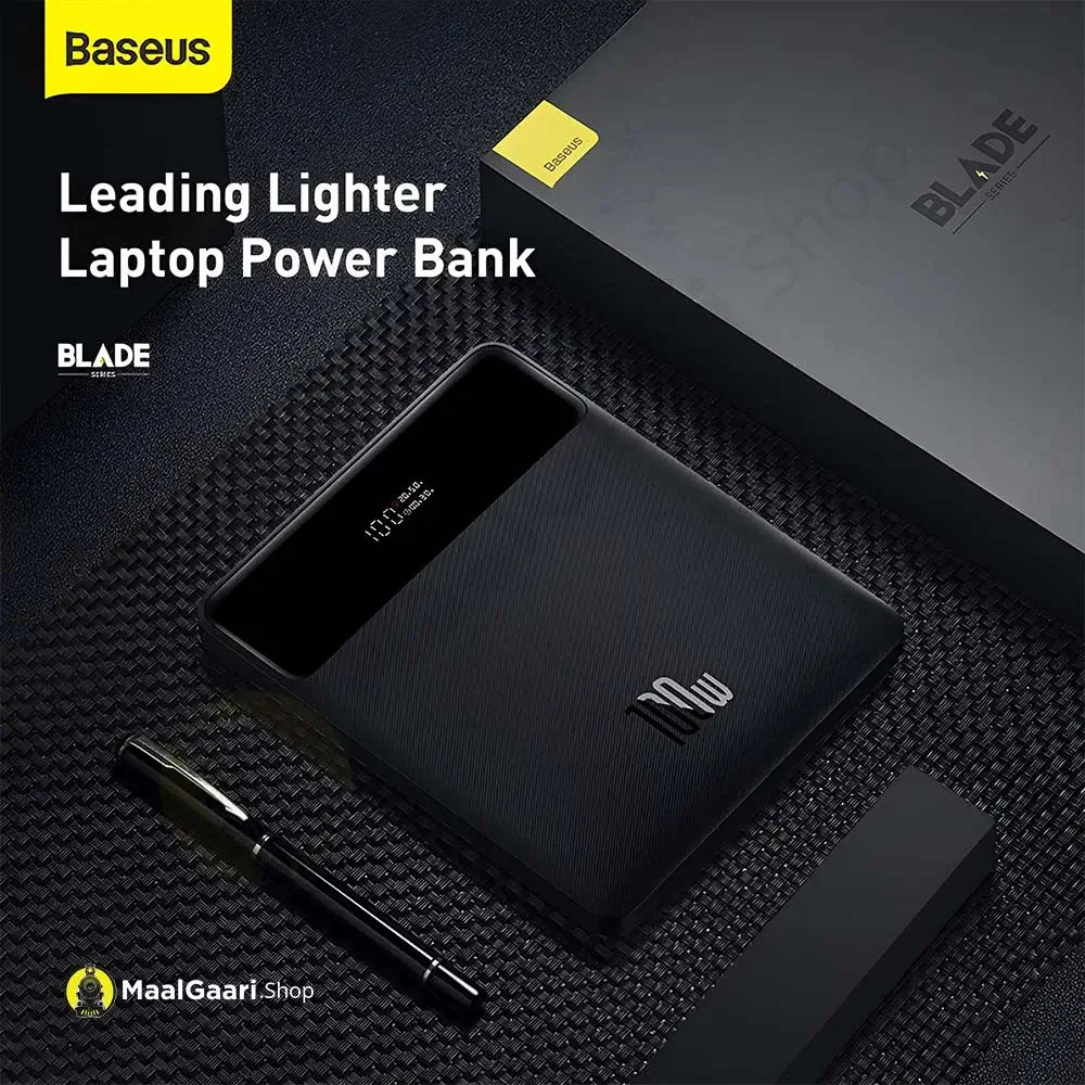 Leading Lighter Laptop Power Bank Baseus Blade 20000Mah Power Bank 100W - Maalgaari.shop