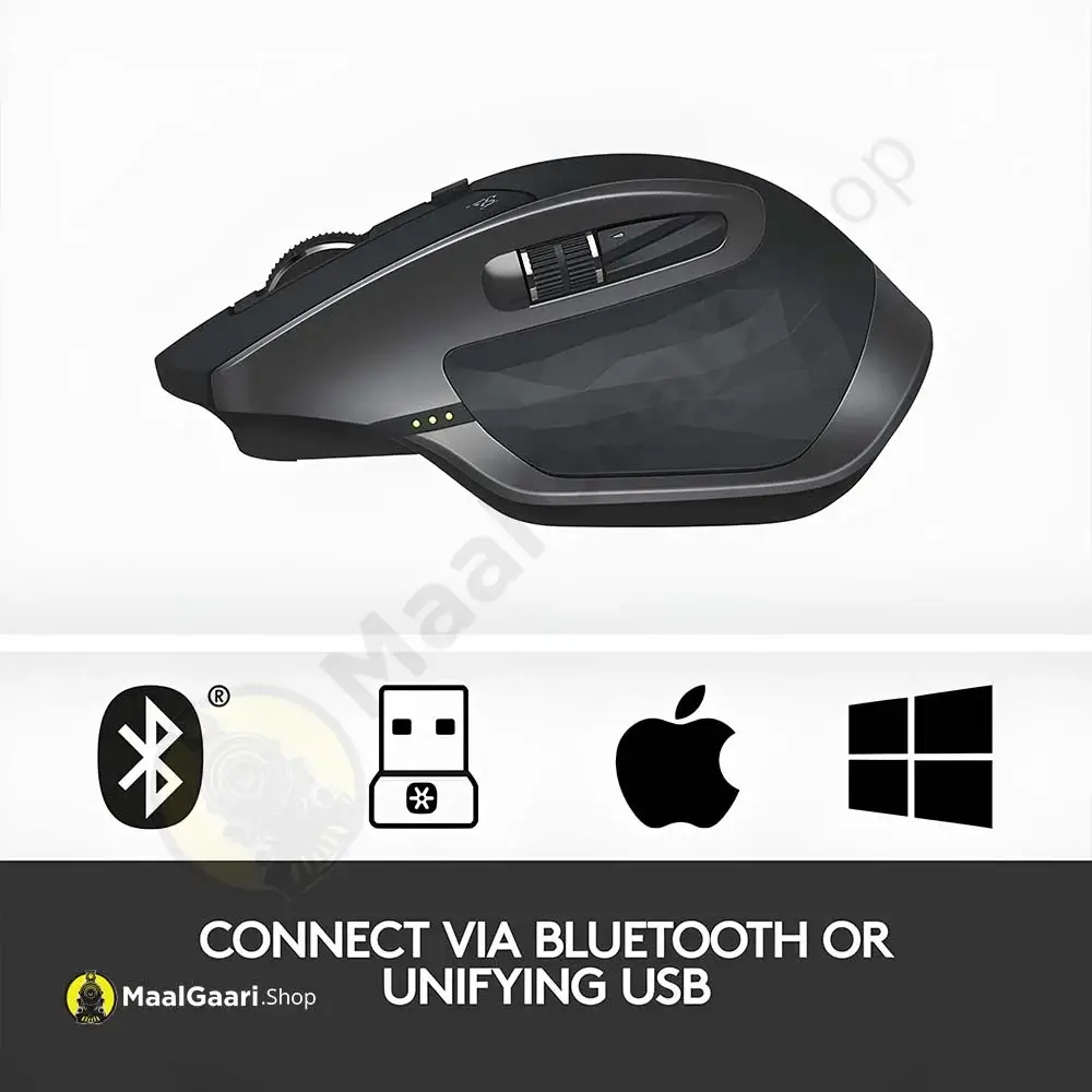 Connect Via Bluetooth Or Unifying Usb Logitech Mx Master 2S Wireless Mouse - Maalgaari.shop