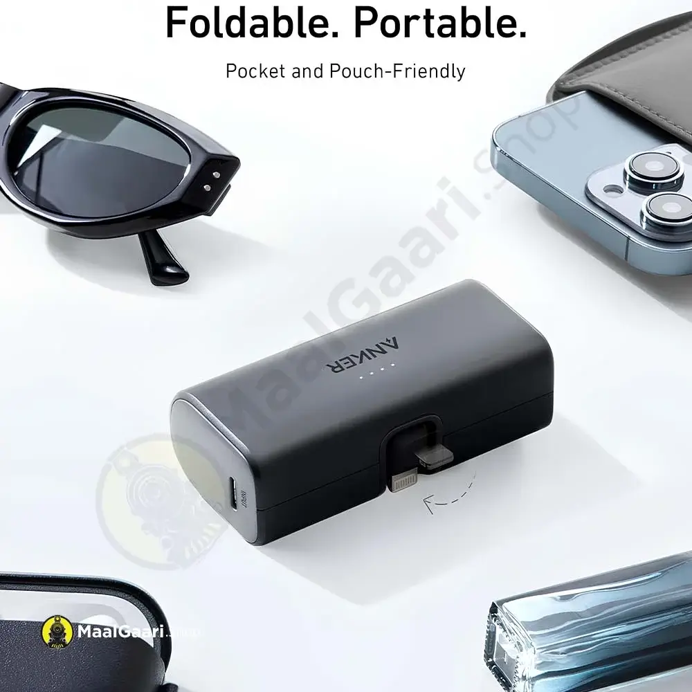 Foldable And Portable Anker Nano Power Bank 12 Watts - Maalgaari.shop