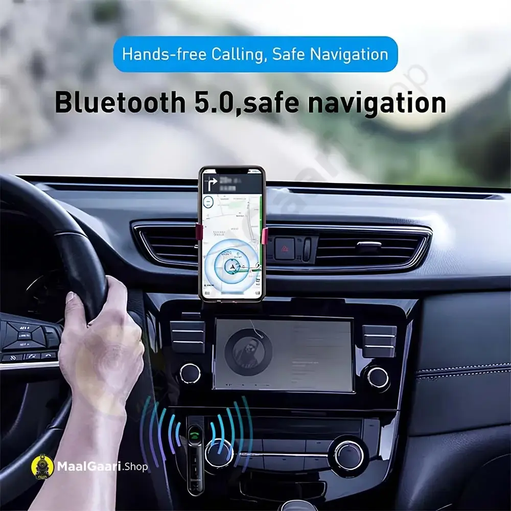 Hands Free Calling And Navigation Baseus Bsba 02 Aux Wireless Audio Receiver - Maalgaari.shop