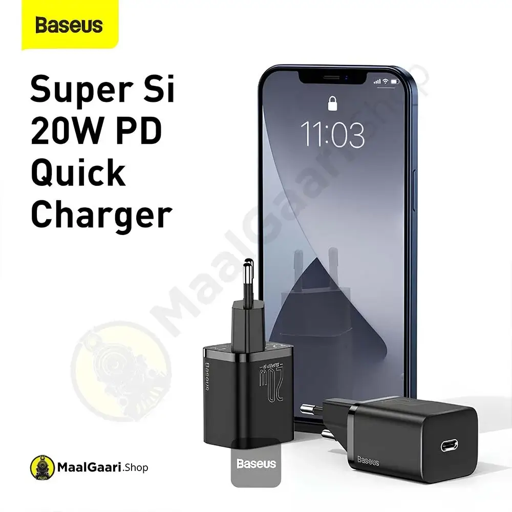 High Compatibility Baseus Super Si 1c 20w Quick Charger - MaalGaari.Shop