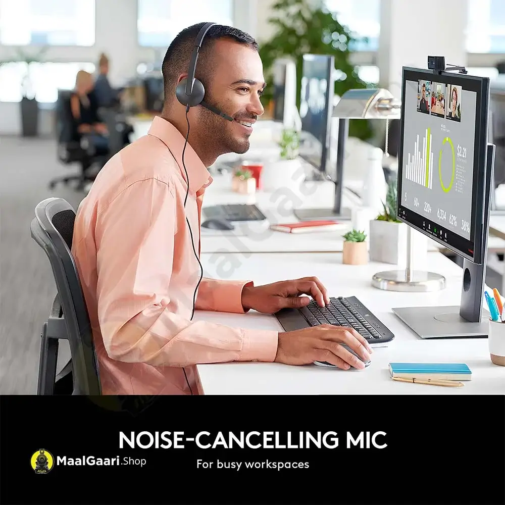 Noise Cancelling Mic H340 Logitech Headphone - Maalgaari.shop