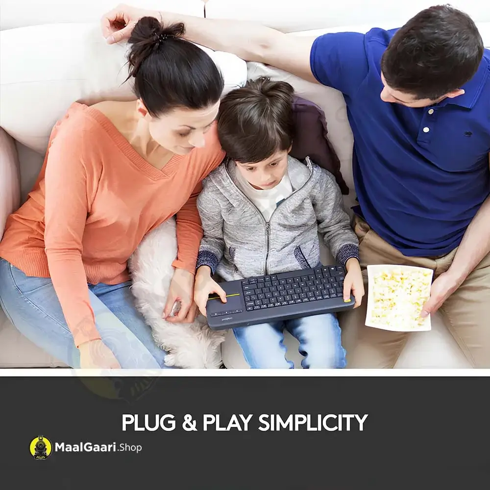 Plug And Play Simplicity Logitech K400 Plus Wireless Touch Keyboard - Maalgaari.shop