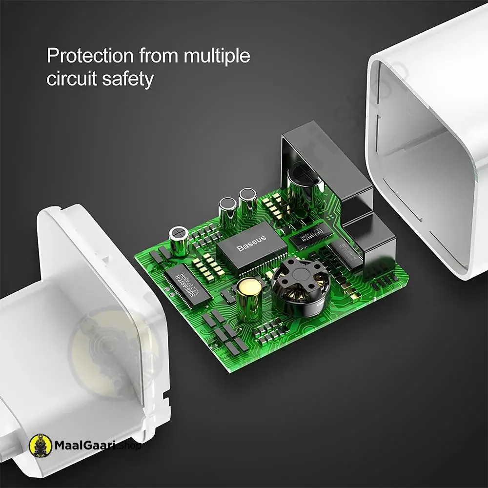 Protection From Multiple Circuit Safety Baseus Travel Cn Plug 24W Quick Charger - Maalgaari.shop