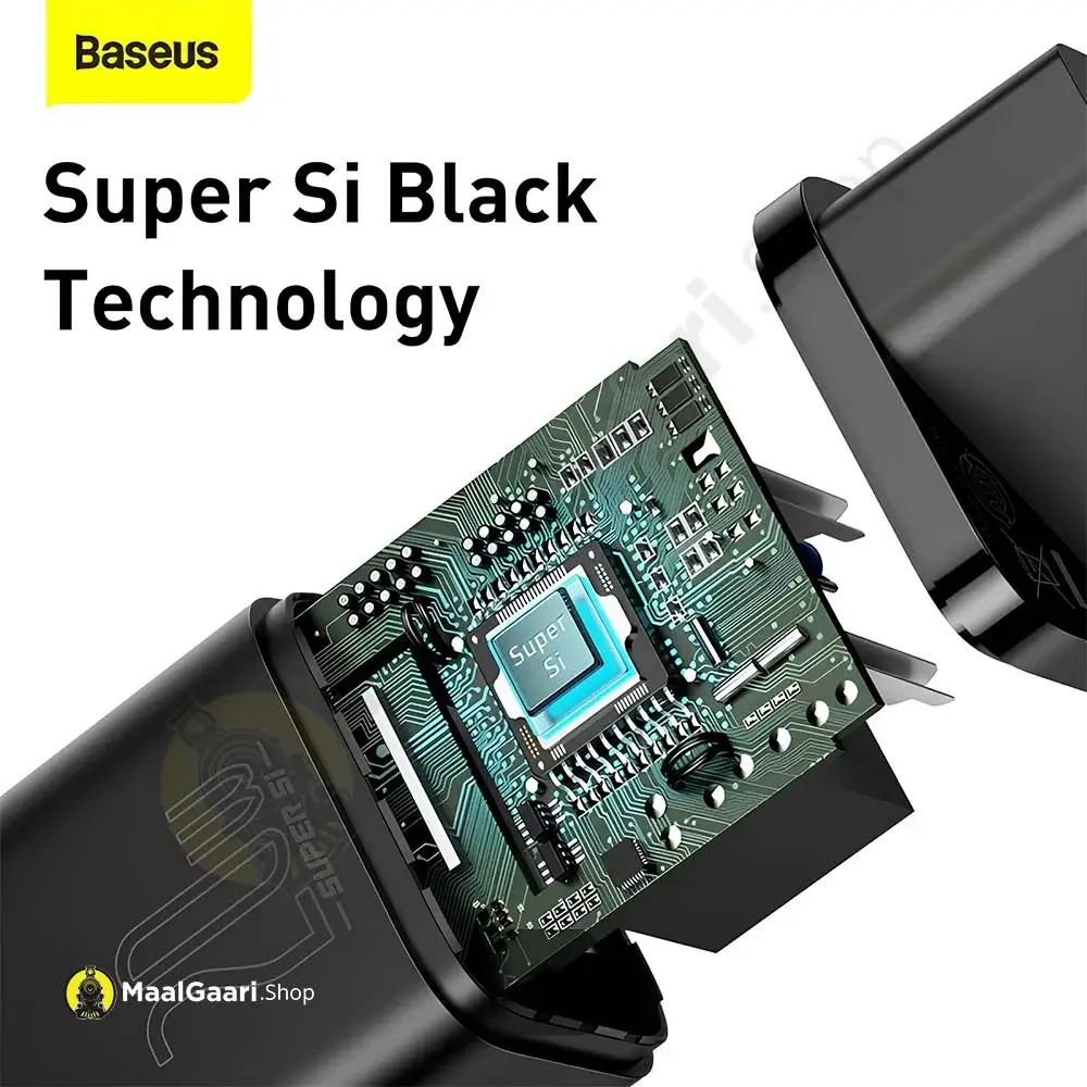 Super Si Black Technology Baseus Super Si 1c 20w Quick Charger - MaalGaari.Shop