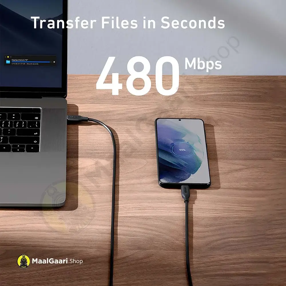 480 Mbps Data Transmission Anke 543 Usb C To Usb C Cable - Maalgaari.shop