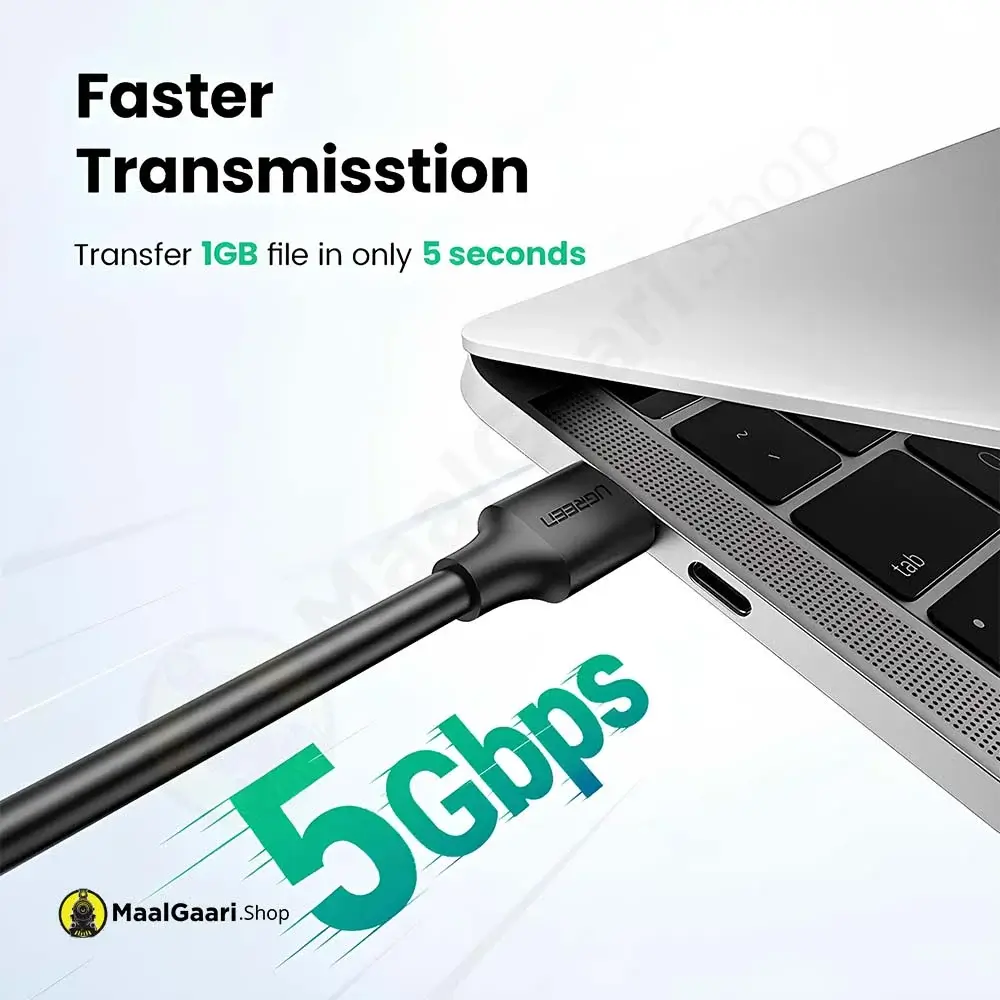 5Gbps Transmission Ugreen Usb A3.0 Male To Male Cable 90576 - Maalgaari.shop