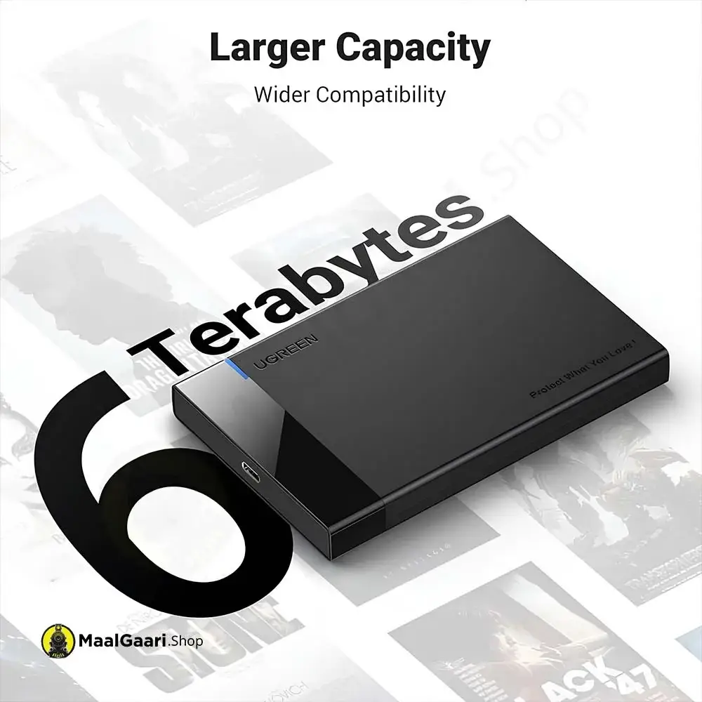 6 Terabytes Large Capacity Ugreen 2.0 Inch Usb C 3.1 6gbps Hard Drive 60735 - MaalGaari.Shop