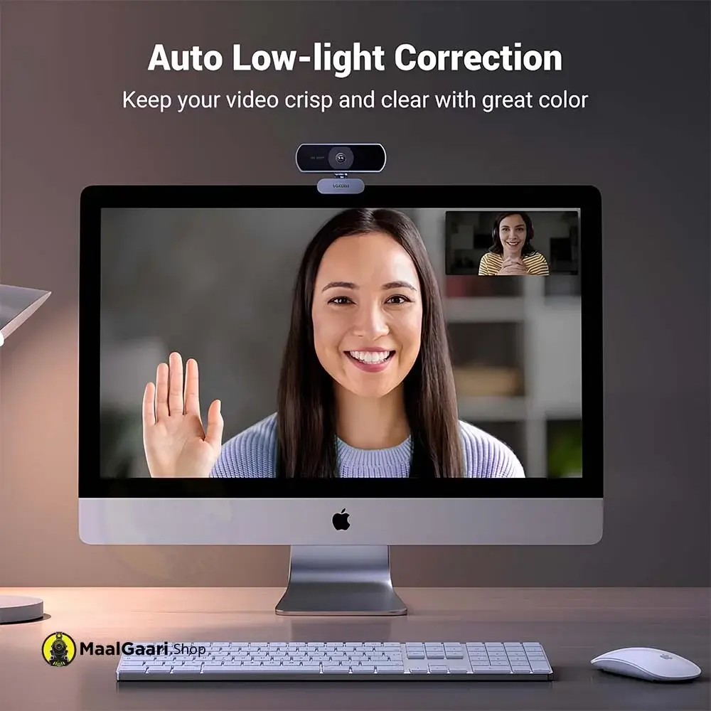 Auto Low Light Correction Ugreen 1080P Hd Webcam 15728 - Maalgaari.shop