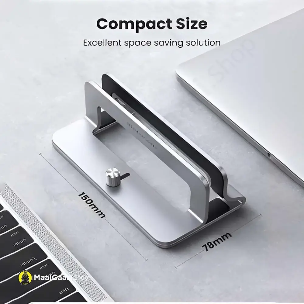 Compact Size Ugreen Vertival Laptop Stand Single Lot 20471 - MaalGaari.Shop