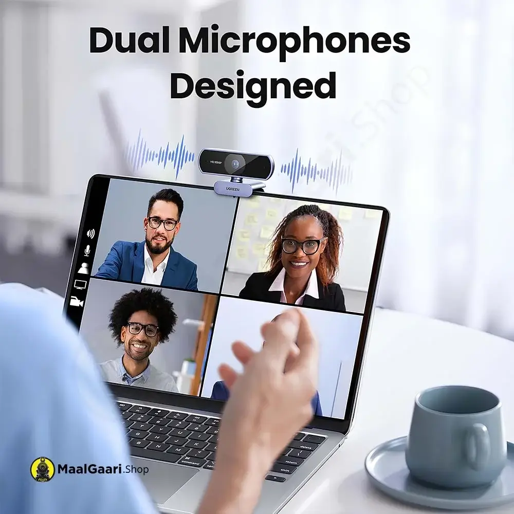 Dual Microphones Designed Ugreen 1080P Hd Webcam 15728 - Maalgaari.shop