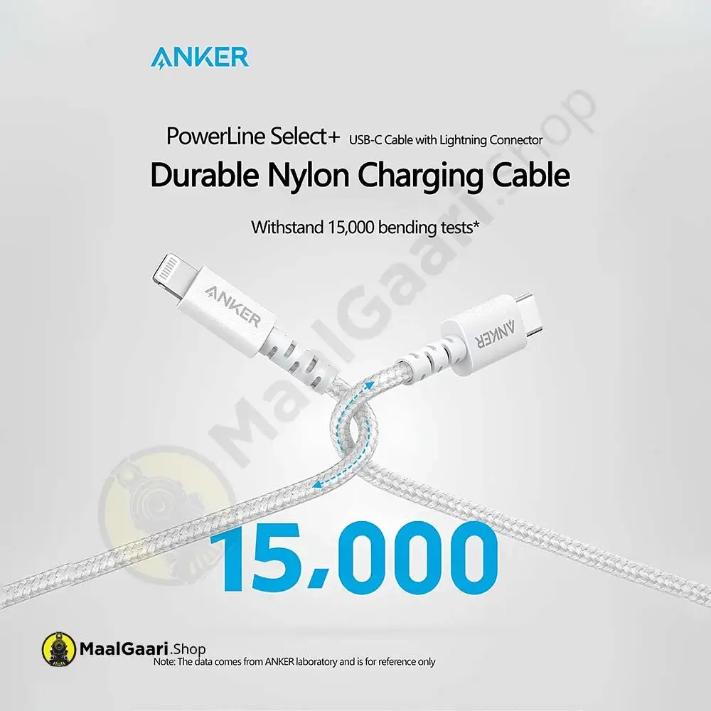 Durable Nylon Charging Cable Anker Type C To Iphone Cable - Maalgaari.shop