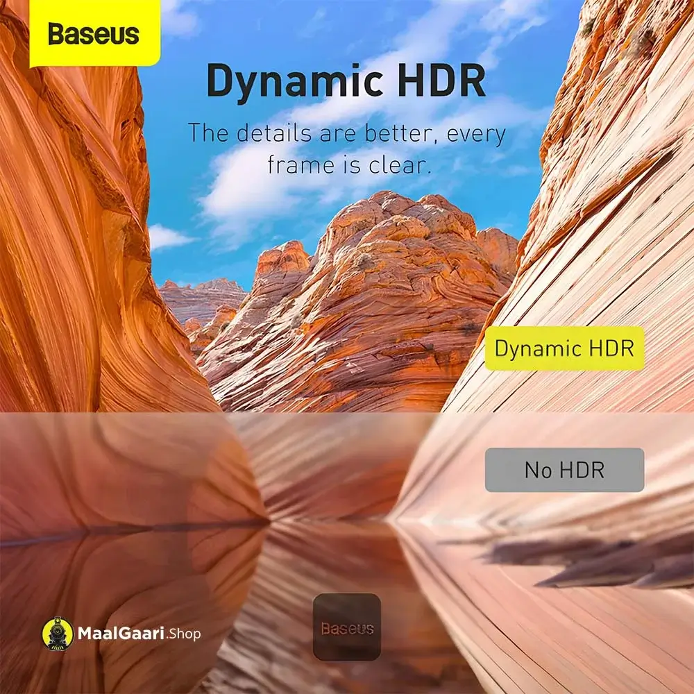 Dynamic Hdr Baseus Hdmi 8k Cable - MaalGaari.Shop