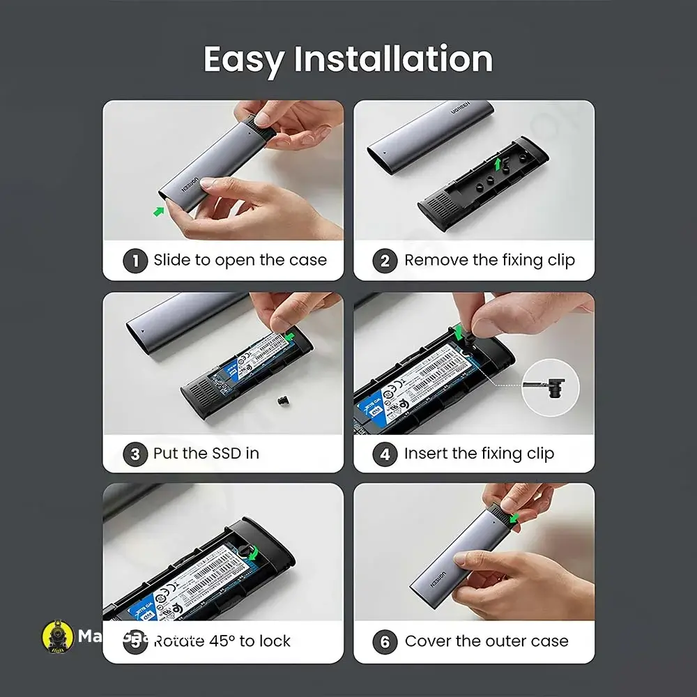 Easy Installation Ugreen Usb Cto M2 Ngff 5G Enclouser - Maalgaari.shop