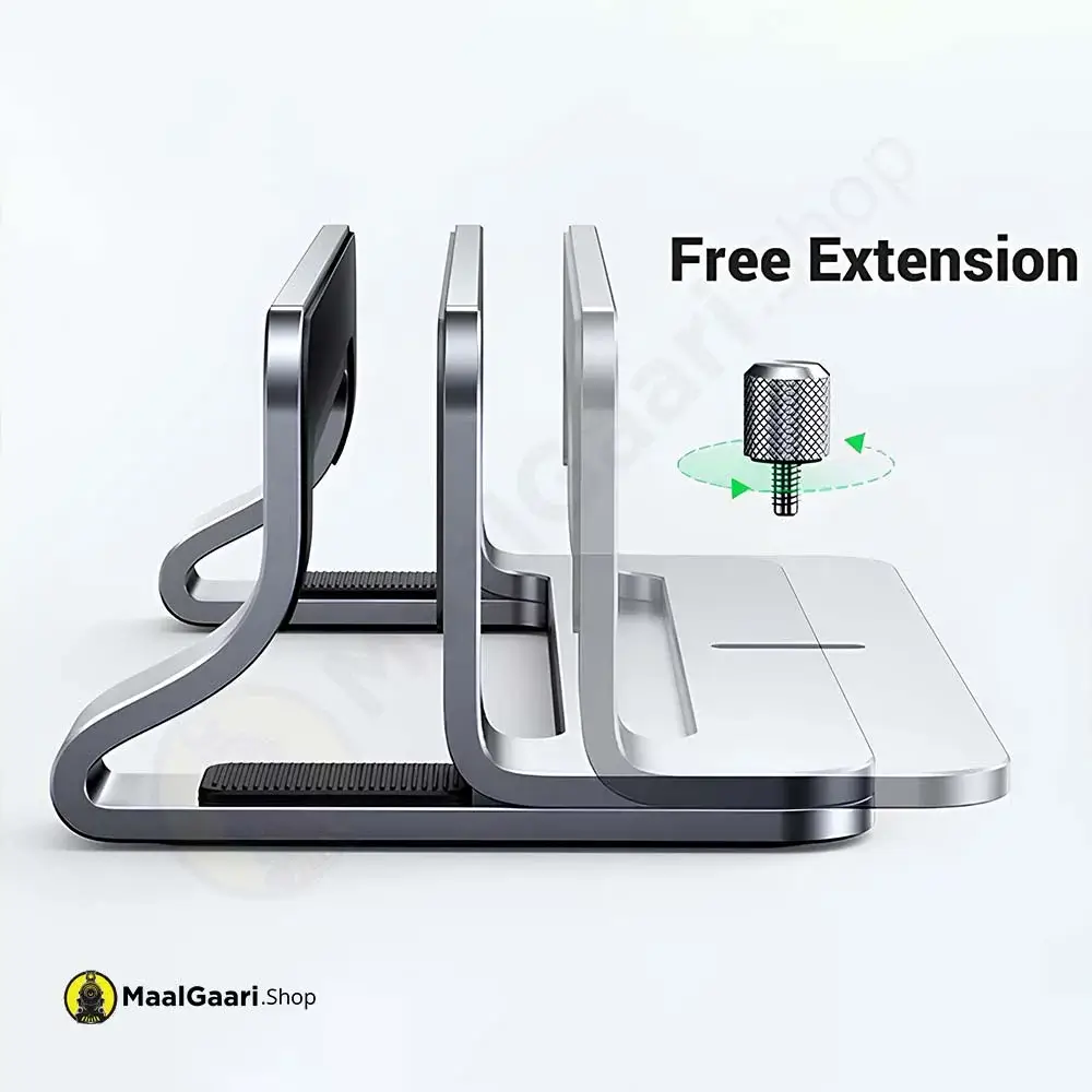 Free Extension Ugreen Vertival Laptop Stand Single Lot 20471 - MaalGaari.Shop