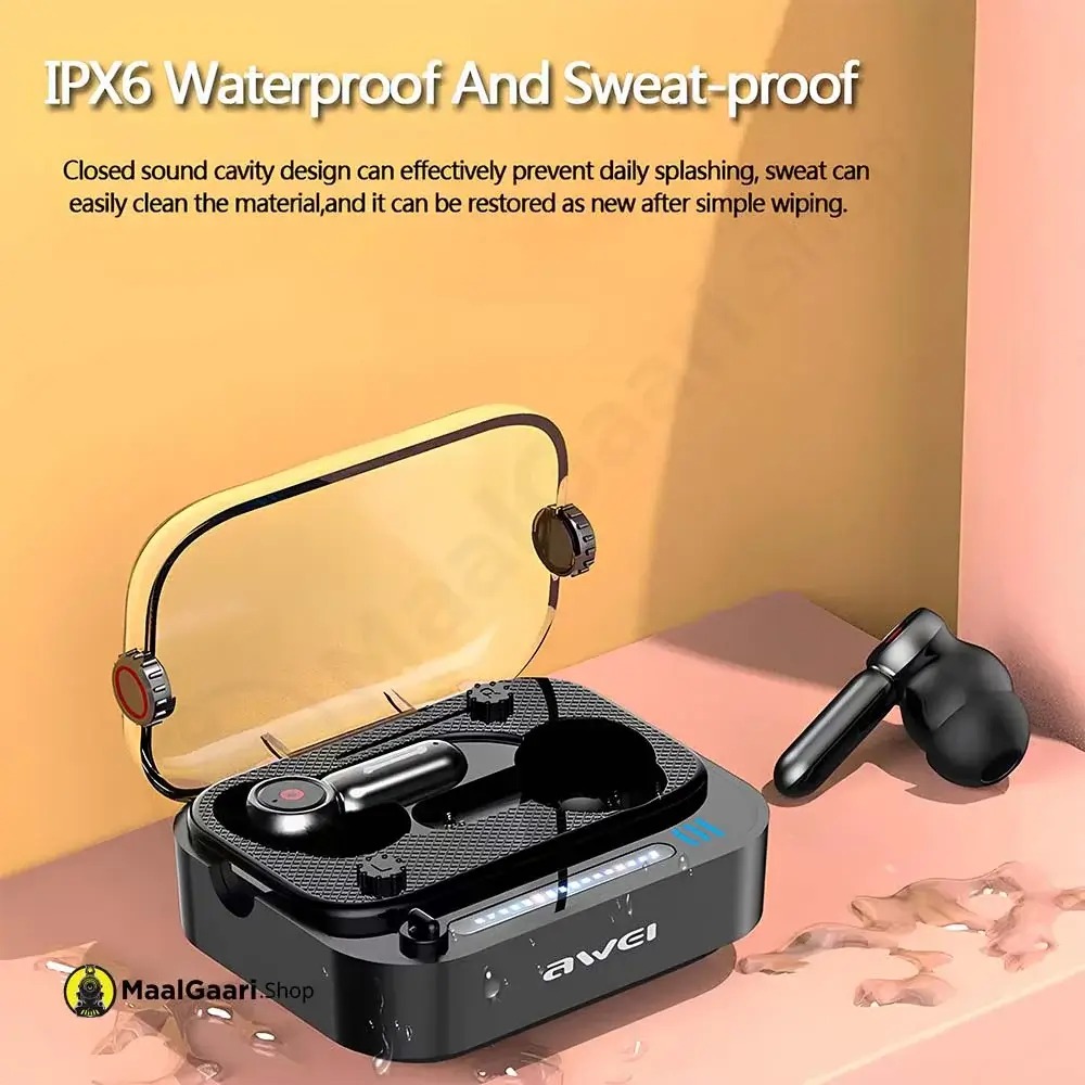 Ipx6 Water And Sweat Proof Awei T58 Anc Buds - Maalgaari.shop