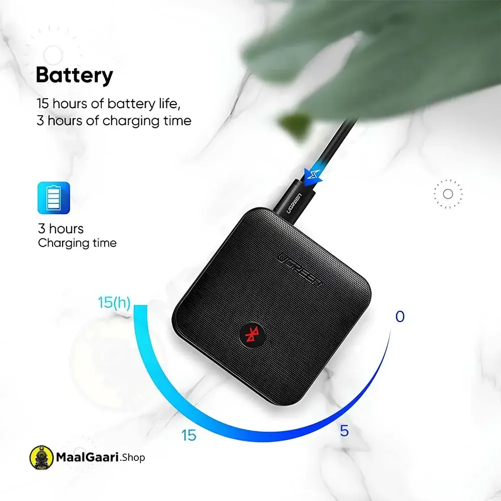 Long Lasting Battery Life Ugreen Bluetooth Transmitter Receiver Aptx Hd 70158 - Maalgaari.shop