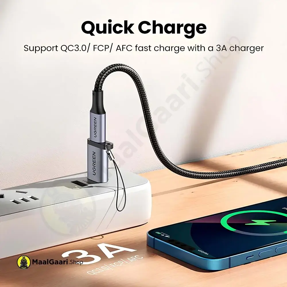 Quick Charging Ugreen Usb A3.0 To Usb C Adapter 50533 - MaalGaari.Shop