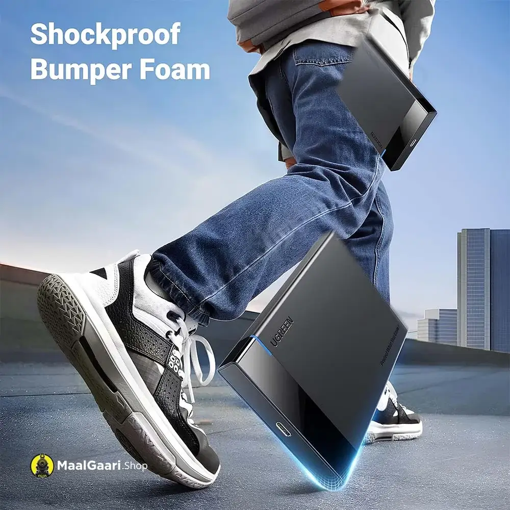 Shockproof Bumper Foam Ugreen 2.0 Inch Usb C 3.1 6gbps Hard Drive 60735 - MaalGaari.Shop